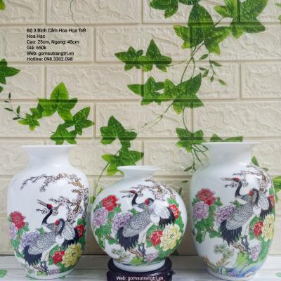 Bộ 3 bình cảnh cắm hoa - giá rẻ vô địch